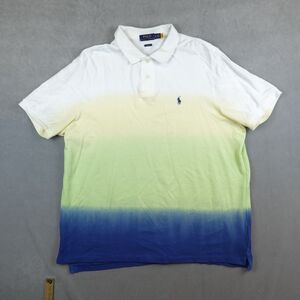 Polo Ralph Lauren Polo Shirt Pique Short Sleeve Classic Fit Mens XL Deep Dye